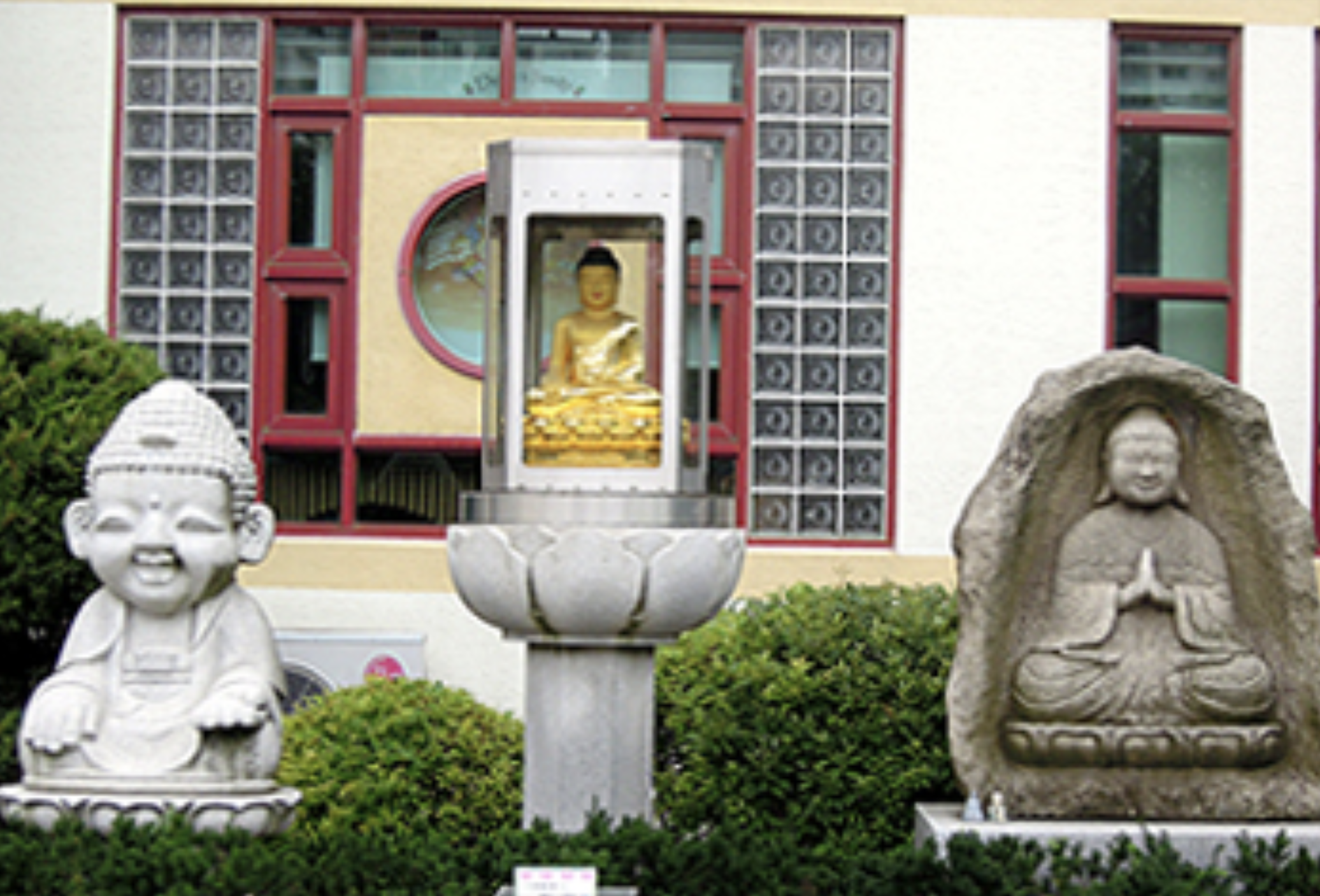 동자불, 석가모니불, 마애석불